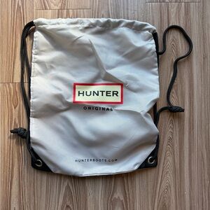 Hunter Gray Drawstring Bag - Never Used